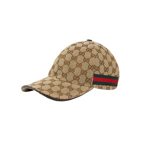 gucci cap gg canvas beige|Gucci Original GG Canvas Baseball Hat with Web Beige/Brown.